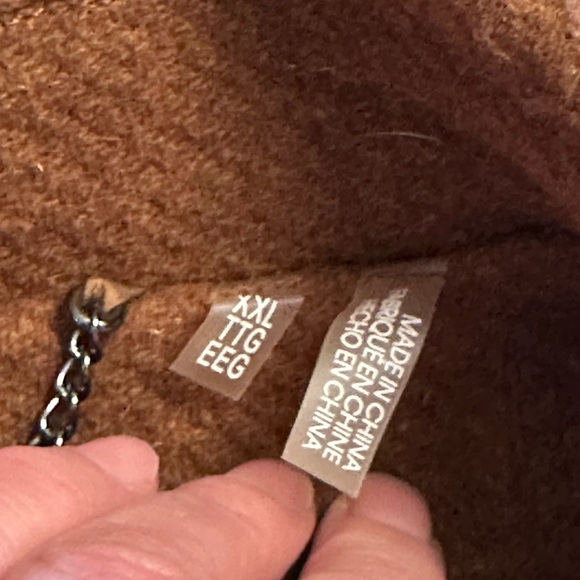 Calvin Klein Brown Pea Coat - Picture 11 of 11